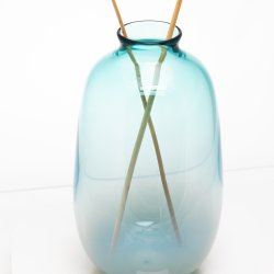 Morgendis-vase fra Glas