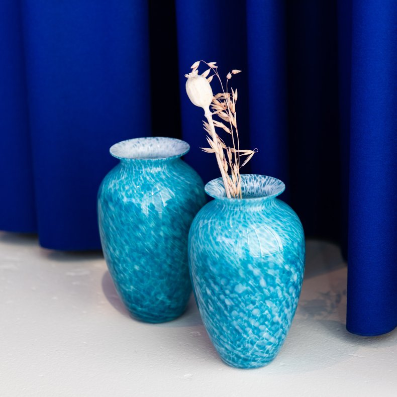 Storm-vase fra Glas
